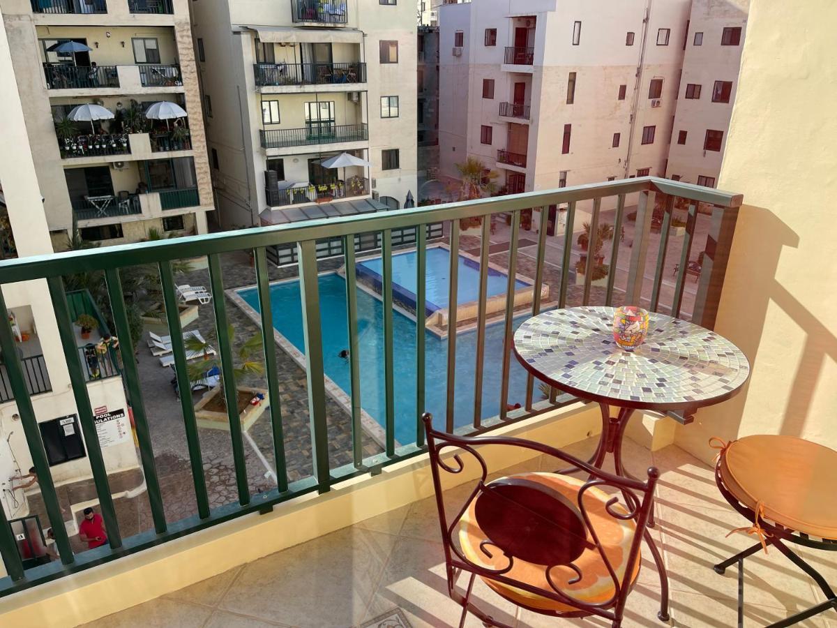 Beautiful Central Apartment With Pool St. Paul's Bay Exterior foto